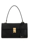 Prada Handbag Leather Structured Top Handle In Black