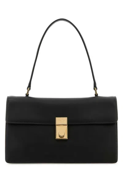 PRADA PRADA BLACK LEATHER HANDBAG