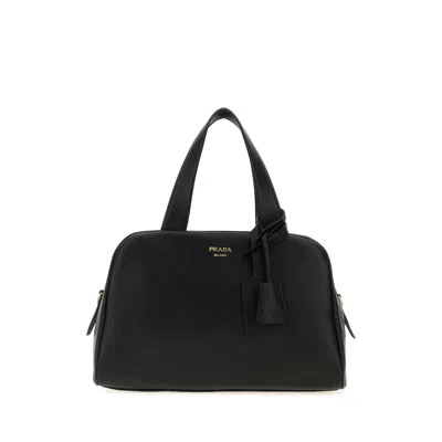 Prada Black Leather Handbag