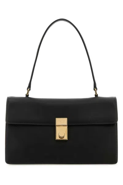 Prada Black Leather Handbag In Nero