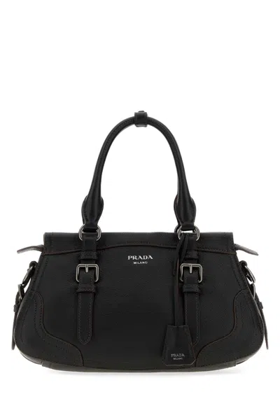 Prada Milano Shoulder Bag In Black