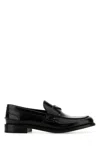 Prada Logo-plaque Leather Loafers