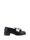 Prada Brushed Leather Loafers