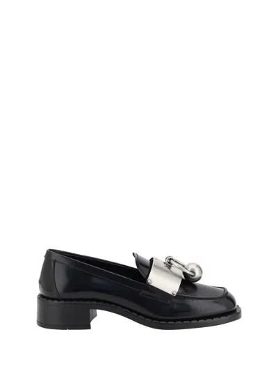 Prada Black Leather Loafers