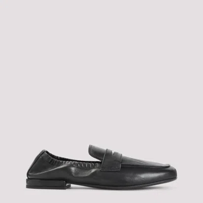 Prada Black Leather Loafers