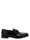 Prada Logo-plaque Leather Loafers In Black