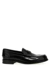 Prada Chocolate Moccasin In Black Patent Leather Men In Black