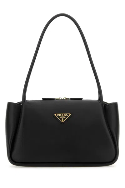 Prada Black Leather Medium Handbag