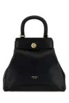 Prada Black Leather Medium Rada Carey Handbag