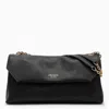 Prada Medium Leather Shoulder Bag In Black