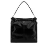 Prada Shoulder Bag Top Handle Smooth Finish In Black