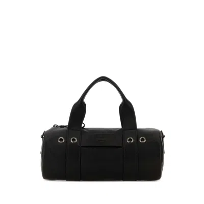 Prada Black Leather  Route Handbag
