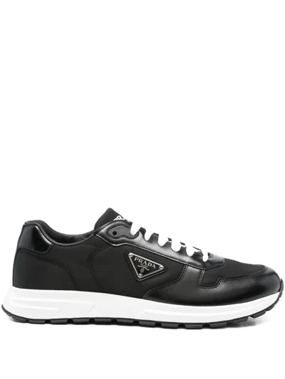 Prada Lightweight Sneakers Rubber Sole Design In Multi