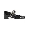Prada Mary Jane Block Heel Pumps