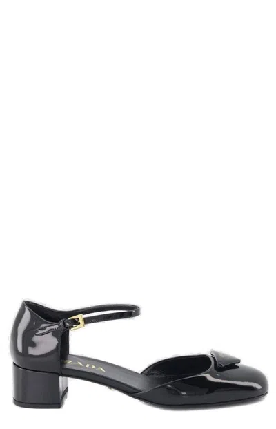 Prada Black Leather Pumps