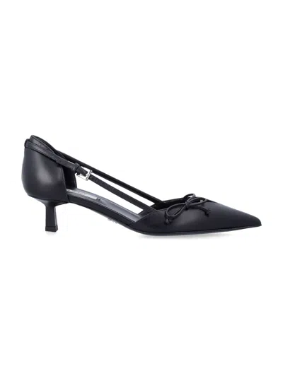 Prada Black Leather Pumps