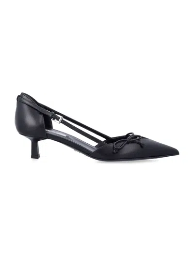 Prada Black Leather Pumps