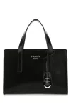 Prada Black Leather Re-edition 1995 Handbag