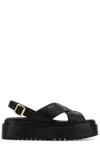 Prada Black Leather Sandals