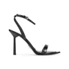 Prada Stylish Pointed Toe Sandals For Women In Black