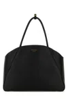 Prada Black Leather Shopping Bag