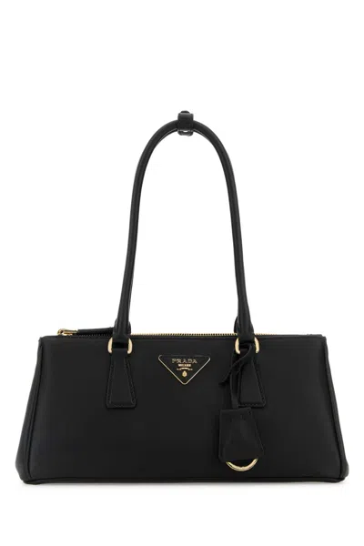 Prada Black Leather Shoulder Bag