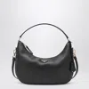 Prada Black Leather Shoulder Bag In Black