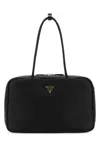 Prada Medium Top-handle Re-nylon And In Black