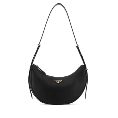 Prada Black Leather Shoulder Bag