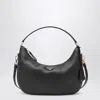 Prada Black Leather Handbag In Black
