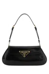 PRADA BLACK LEATHER SHOULDER BAG