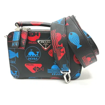 Pre-owned Prada Black Leather Shoulder Bag ()