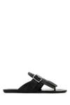 Prada Slippers Infradito Shuffle In Pelle Testa Di Moro Donna