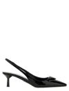 Prada Woman Black Pumps In Black