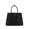 Prada Galleria Medium Saffiano Leather Bag In Black