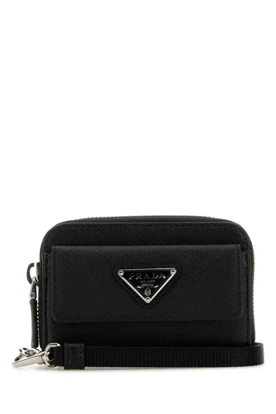 Prada Black Leather Wallet