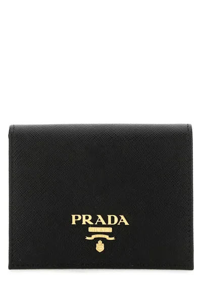 Prada Black Leather Wallet