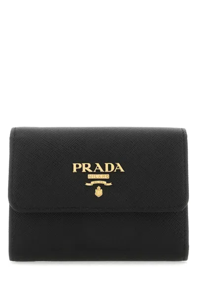 Prada Black Leather Wallet
