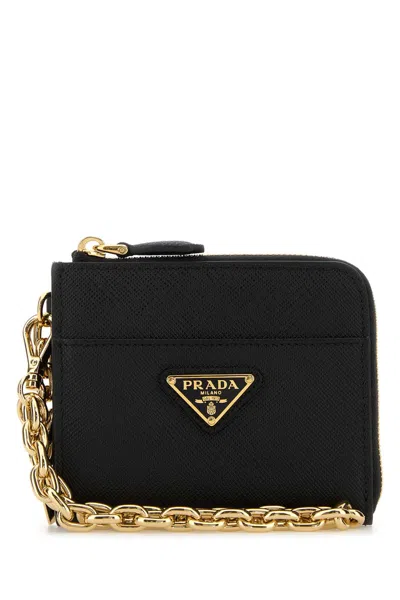 Prada Black Leather Wallet