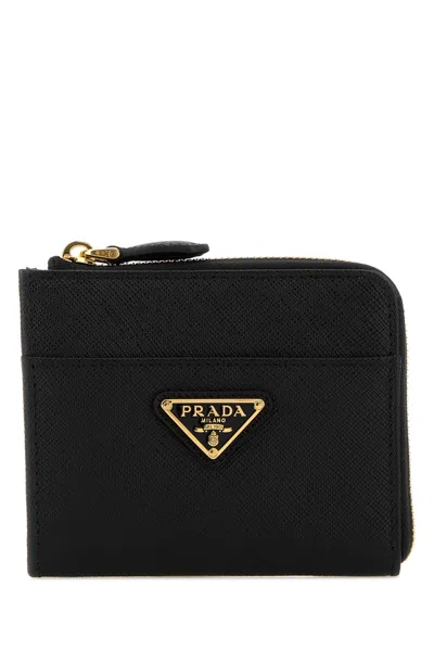 Prada Black Leather Wallet