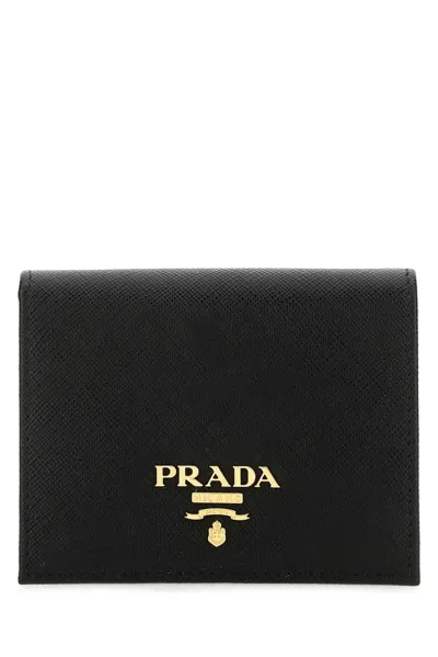Prada Black Leather Wallet