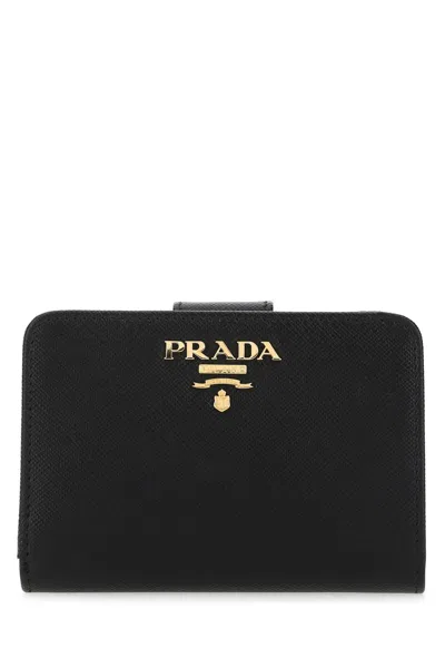 Prada Black Leather Wallet