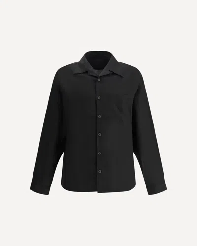 Prada Black Linen Shirt