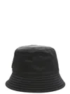 Prada Re-nylon And Denim Bucket Hat In Black