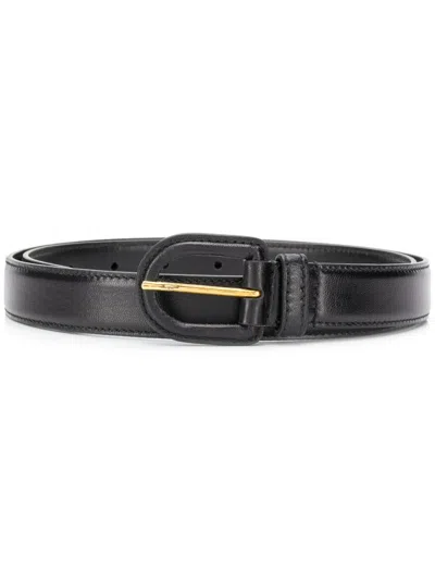 Prada Black Logo Buckle Belt