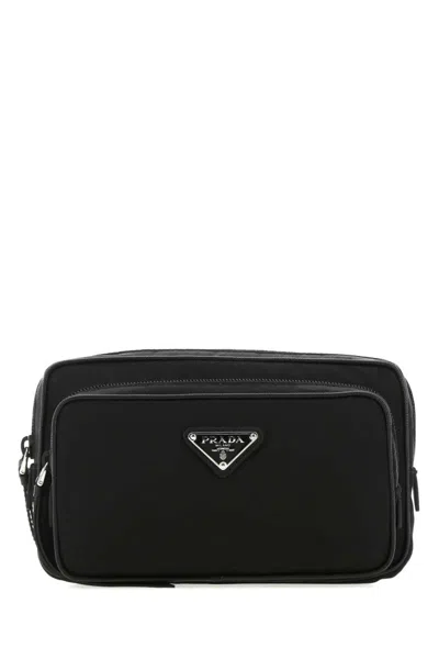 Prada Black Logo Crossbody Bag