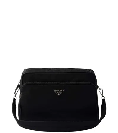 Prada Black Logo Large Crossbody Bag