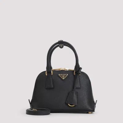 Prada Black Logo Satchel