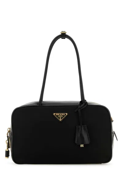 Prada Black Logo Shoulder Bag