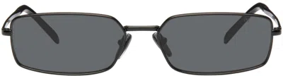 Prada Black Logo Sunglasses In 1ab5s0